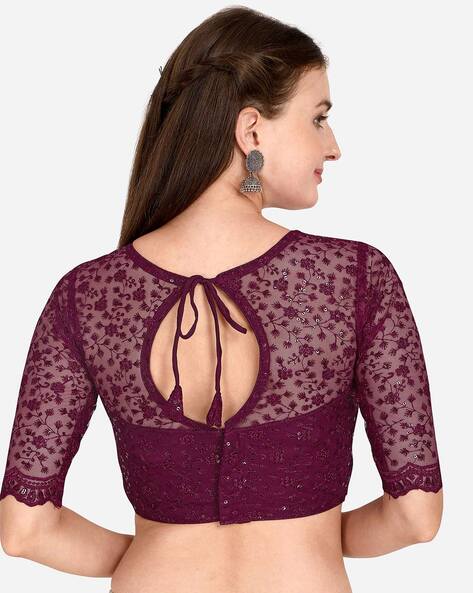 Buy Purple Blouses for Women by FAB VIVA Online