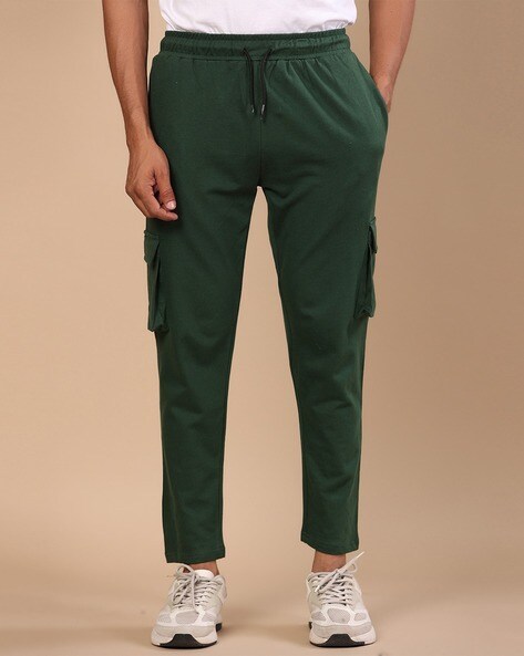 Buy Clifton Mens Coloured Track Pant Bottle Green AAA00017965  Cheer  Shopping