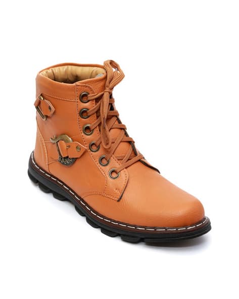 WOAKERS Mid-Calf Lace-Up Boot