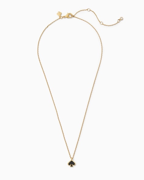 Kate Spade New York Rose Gold Spot the Spade Logo Necklace – Dawn's  Discoveries