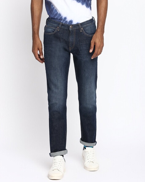 Lee Mid-Rise Skinny Fit Jeans