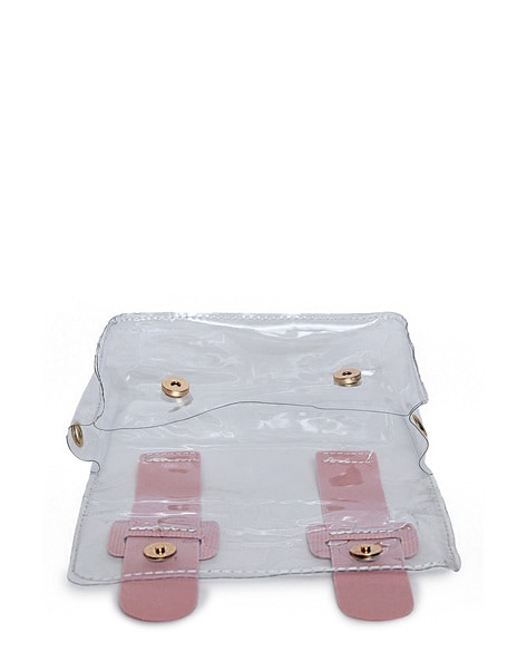 Transparent bag for online women