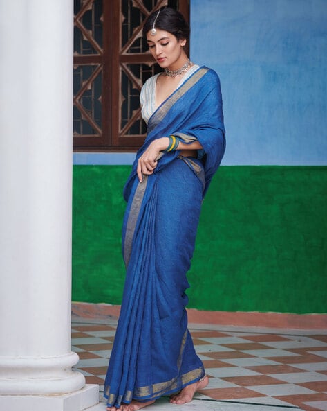 Buy IDEAL TRENDS Women's Synthetic Saree (IT-012_Red_Free Size) at Amazon.in