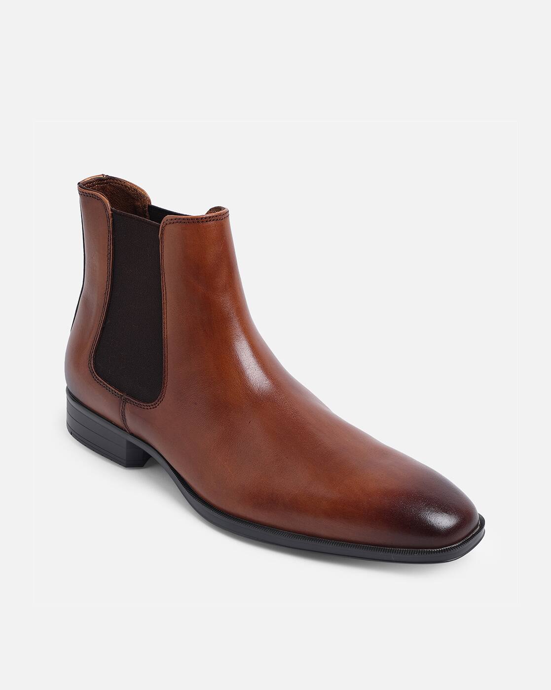 brown leather boots aldo