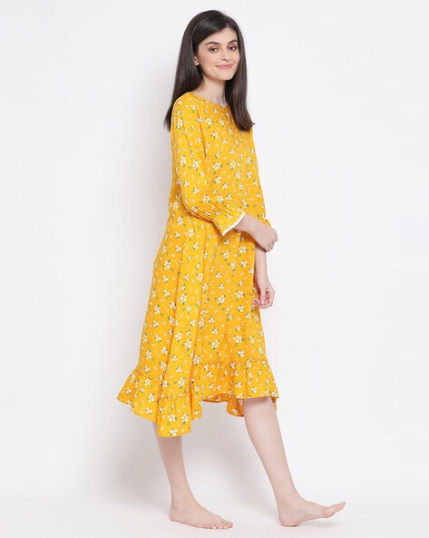 Buy Yellow Nightshirts&Nighties for Women by Clovia Online