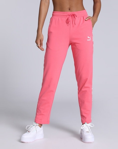 Puma pink 2025 track pants