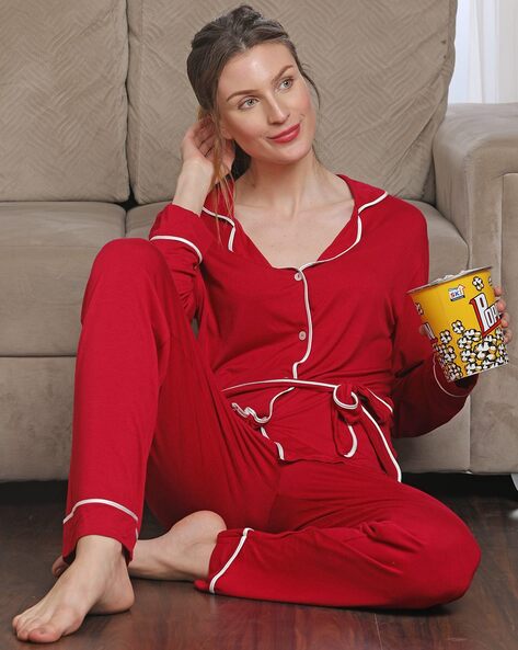 Red pyjamas 2024 set