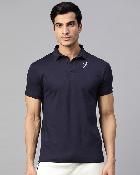 Buy Navy Tshirts for Men by FUAARK Online