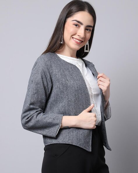 Buy Grey Blazers Waistcoats for Women by Even Online Ajio