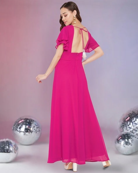 Elliatt Renders Gown - Fuchsia Pink – Dress Hire AU