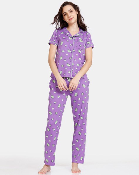 Buy Purple Night&LoungeWearSets for Women by Zivame Online