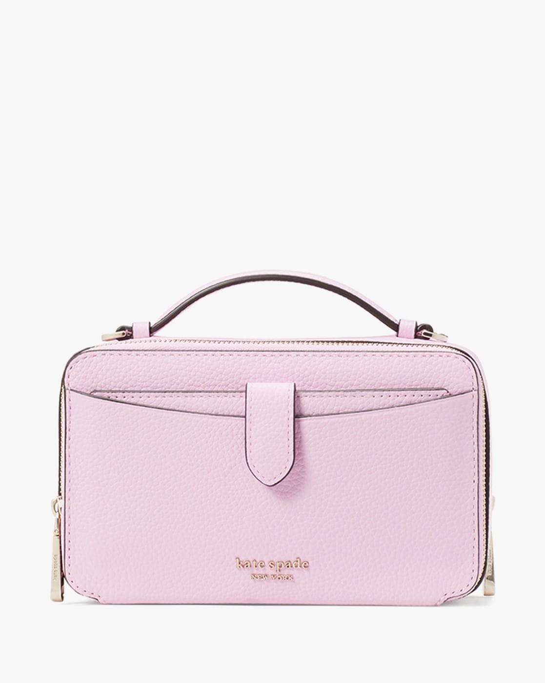 KATE SPADE Hudson Double Zip Crossbody Bag For Women (Pink, OS)