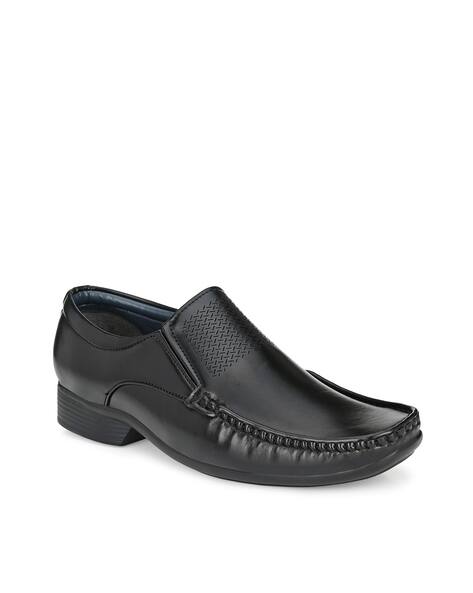 JOHN KARSUN Slip-On Stacked Formal Shoes