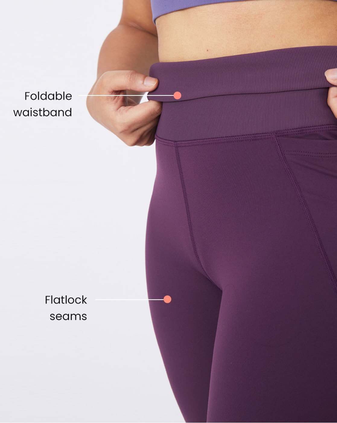 Buy Purple Track Pants for Women by BLISSCLUB Online
