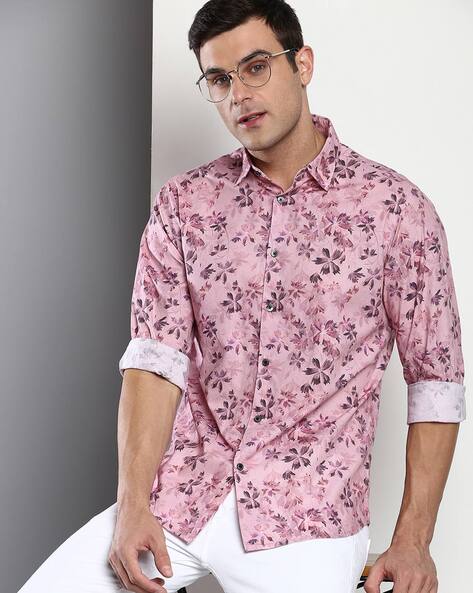  Pink Indian with Paisleys Men's Classic Golf Shirt Quick-Dry  Slim Fit Short Sleeve Casual Polo Shirts : Sports & Outdoors