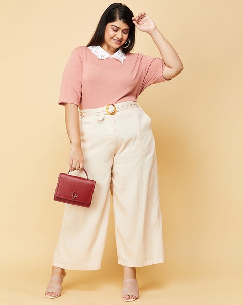 Flared Culottes with Belt