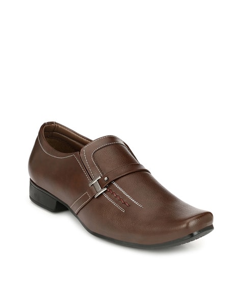JOHN KARSUN Formal Slip-On Shoes with Synthetic Upper