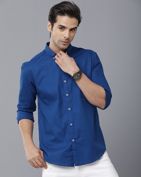 Buy Blue Shirts for Men by YOVISH Online