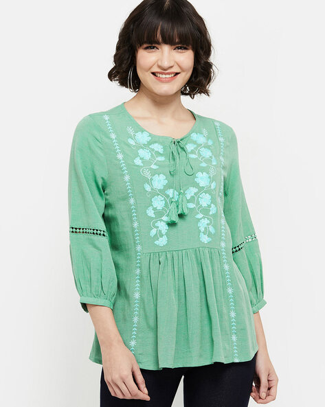 Buy Green Tops for Women by MAX Online
