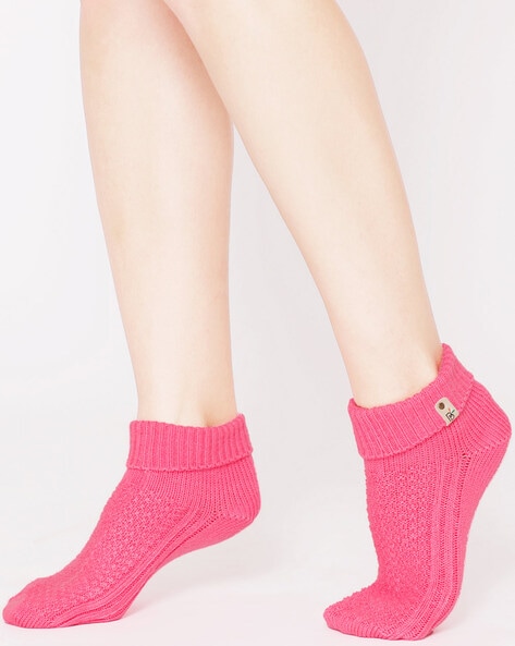 Buy PULL UP PINK SOCKS for Women Online in India