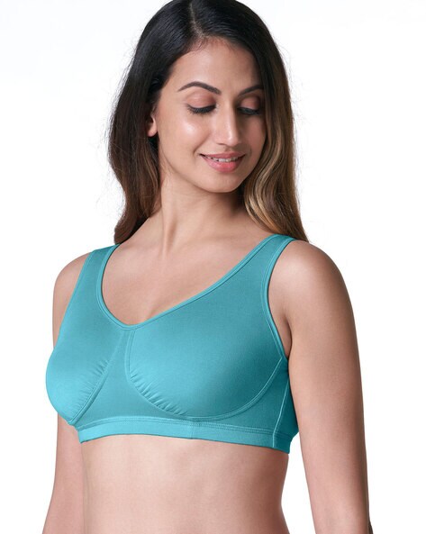 Zivame Padded Non Wired 3/4th Coverage T-Shirt Bra for Women - Atomizer