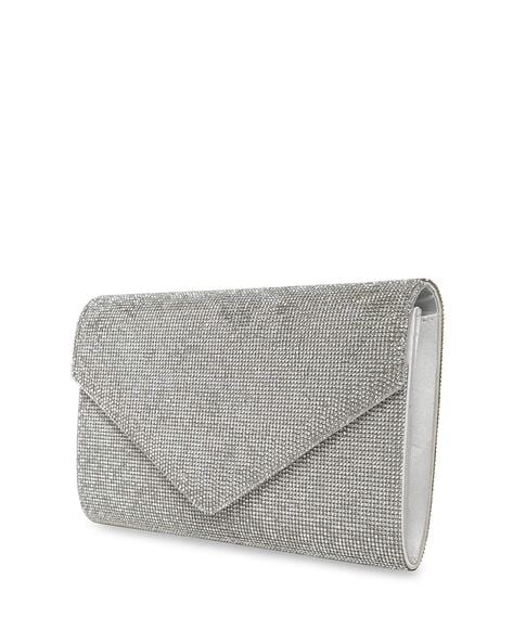 Buy Silver Clutches Wristlets for Women by Aldo Online Ajio