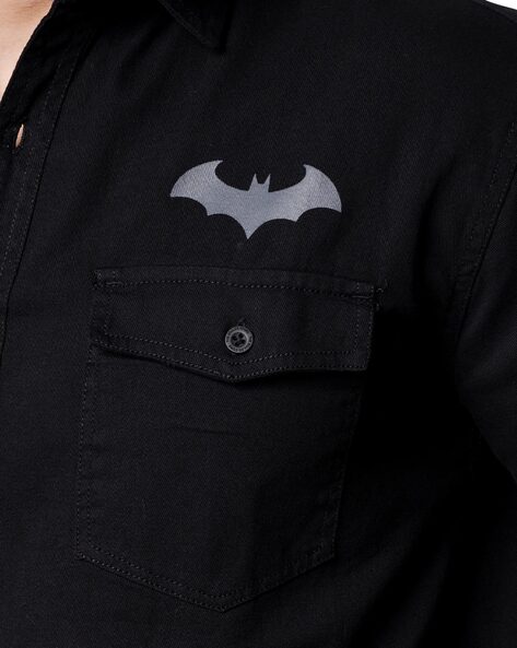 batman button shirt