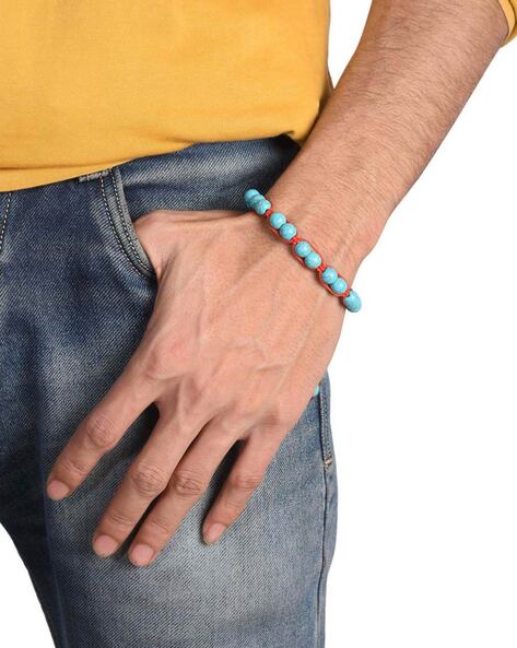 Buy The Bling Stores Rudraksha And Lava Stone Bracelets for Men And Women  rudraksha bracelet braclet for mens at Amazonin