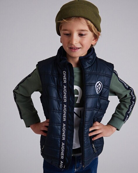 Boys Sleeveless Jacket, Pattern : Plain, Occasion : Casual Wear at Rs 350 /  Piece in Ludhiana