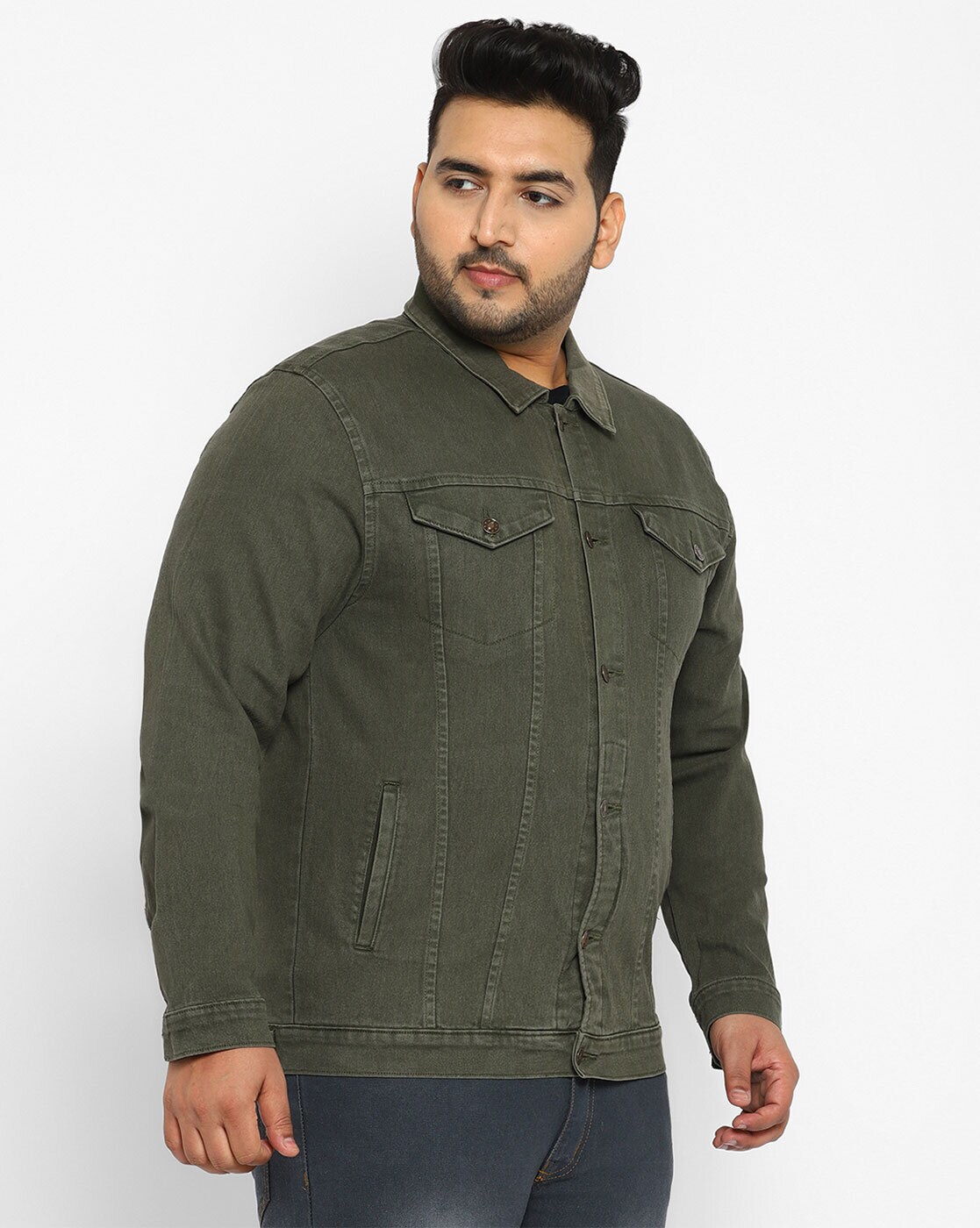 Gravel Gear Jacket Mens Fashion Denim Coat Casual Solid Color Jacket  Cardigan Button Work Coat Shirt Insulated Flannel Bench Winter Jacket Lined  Mens Jacket Olive Trench Coat - Walmart.com