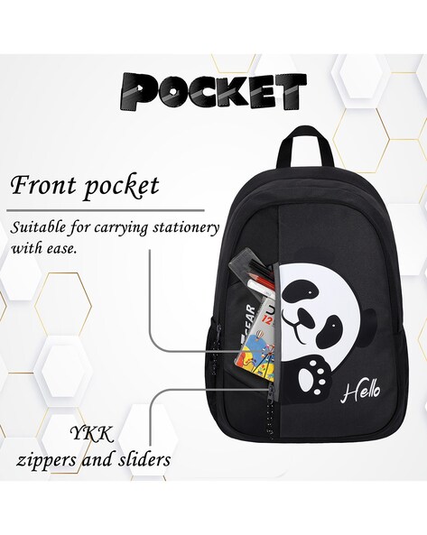 Panda Printing Animal Cute Casual Backpack Boys Girls - Temu