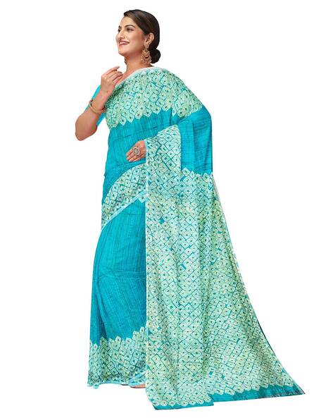 Buy Green Sarees for Women by Vishal Prints Online | Ajio.com