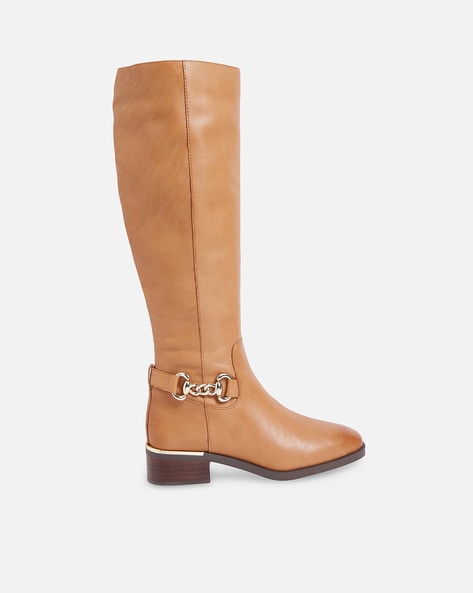 Aldo brown clearance knee high boots