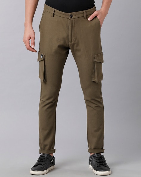 Buy Brown Trousers & Pants for Men by Wrangler Online | Ajio.com