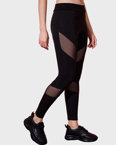 Witchy Lich' Gothic Stretchy Mesh Panel Leggings – DevilFashion Official