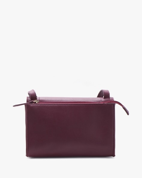 Small Shoulder Bag Vintage Burgundy Flap Fashion Style , Burgundy Bag& New  Year Ideal Gift | SHEIN