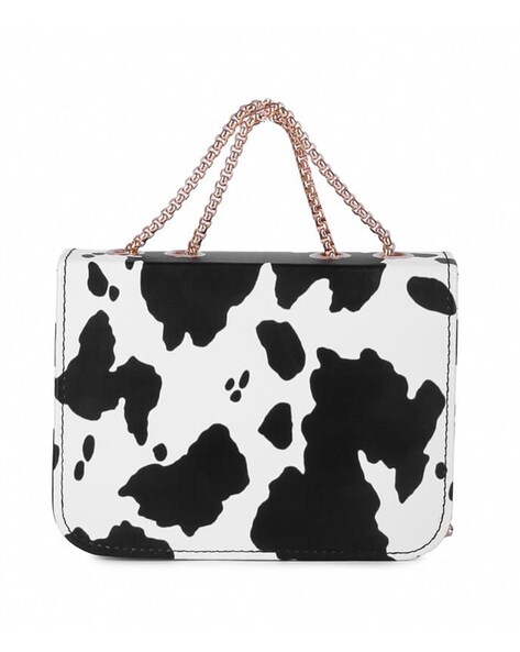 Shein Cow Print Small Faux Leather Purse Brand New without Tags | eBay