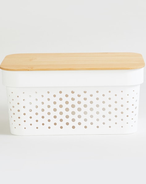 White Plain Rectangular Plastic Storage Box, For Home at Rs 36/piece in  Rangareddy