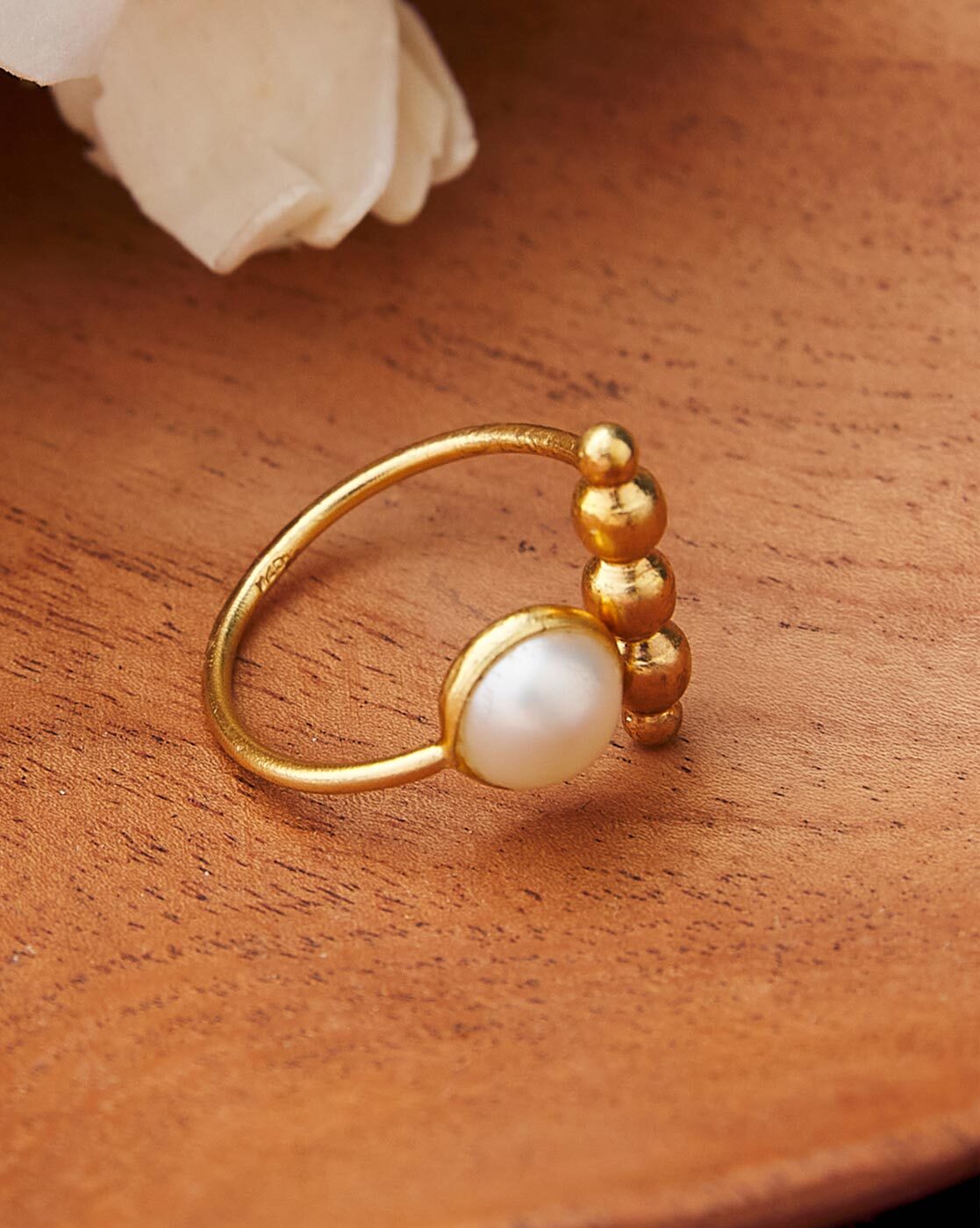 ZHBORUINI Classic Bird's Nest 14K Gold Gild Pearl Ring AAA Zircon 100%  Natural Pearl Diamond Design Female Wedding Ring Jewelry