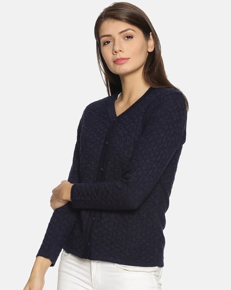 Buy Navy Sweaters Cardigans for Women by CLAPTON Online