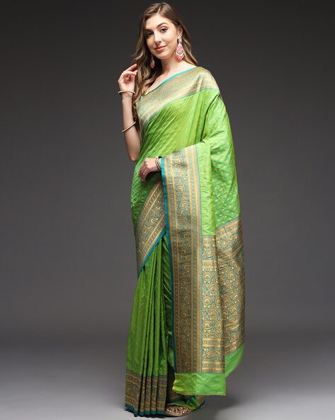 Buy Multicoloured Sarees for Women by GRIVA DESIGNER Online | Ajio.com