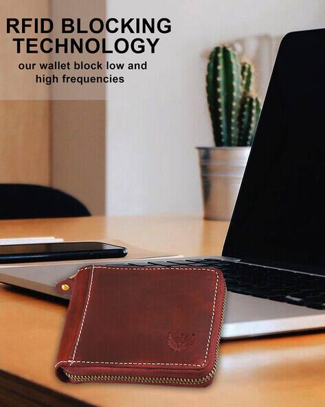 LORENZ Bi-Fold Wallet with Zip Closure