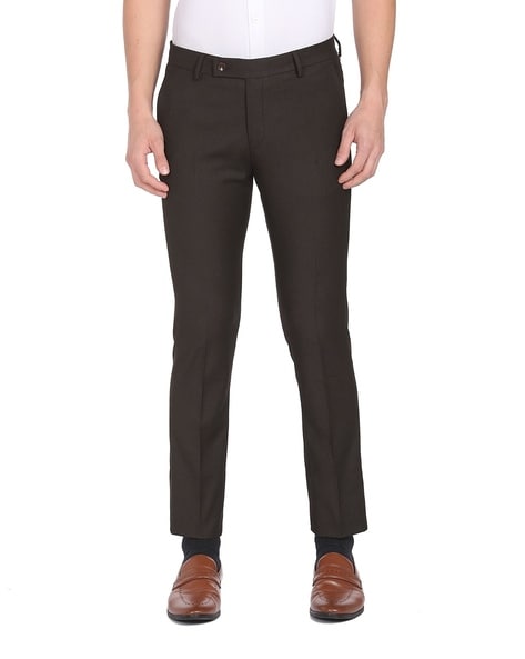 Buy Light Khaki Trousers & Pants for Men by ARROW Online | Ajio.com