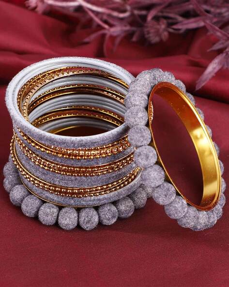 Buy Grey Bracelets & Bangles for Women by ZaffreCollections Online