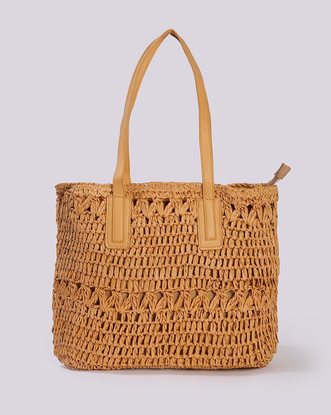 Women Jute Woven Tote Bag