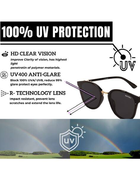 B6101 UV-Protected Cat-Eye Sunglasses