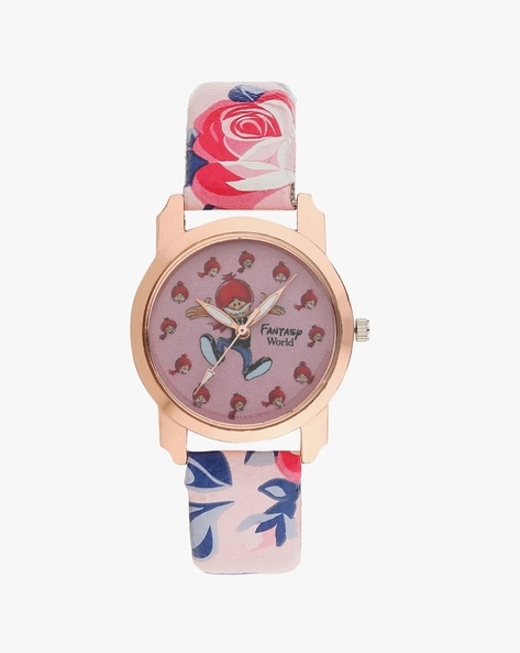 Adorable Floral Printed Heart Shaped Watch Stretch Band | Boardwalk Vintage
