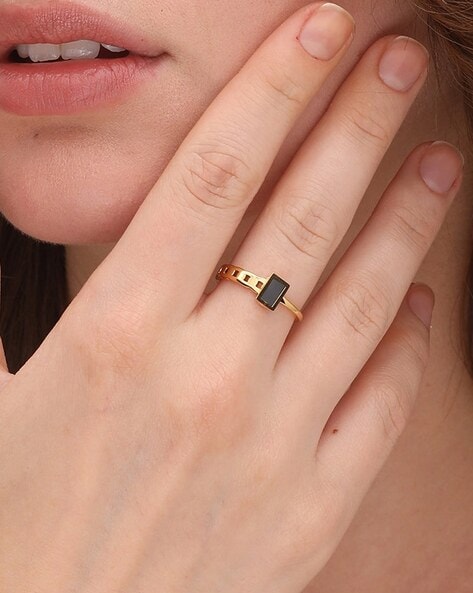 Tia 18k Gold Vermeil Band Ring in White Sapphire | Kendra Scott