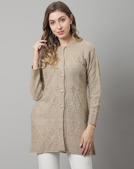 Beige cardigan 2024 sweater womens