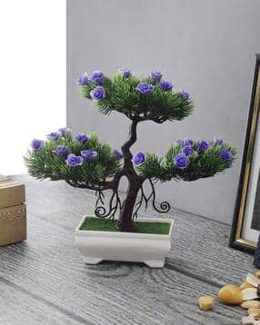 foliyaj Artificial Bonsai Tree with Bushy Leaves-picture-31